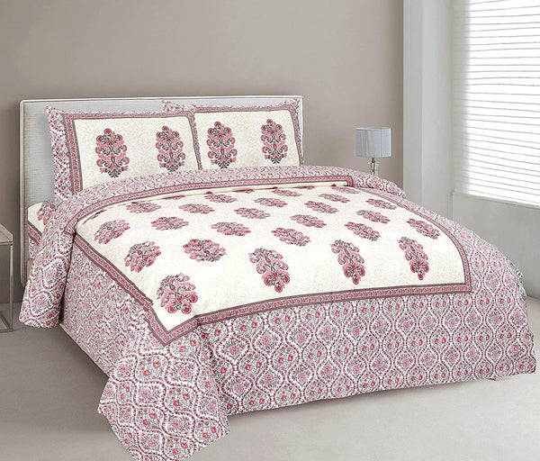 Royal Jaipur Leafy Print Bedsheet