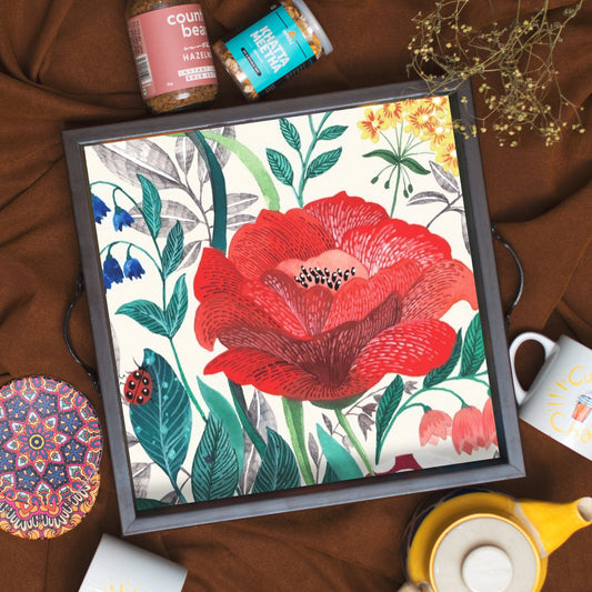 Poppy Paradise Tray